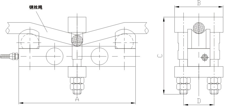鋼絲繩測(cè)力傳感器